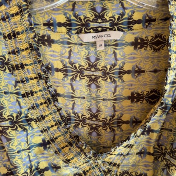 Soft short-sleeved patterned shirt - Picture 5 of 6